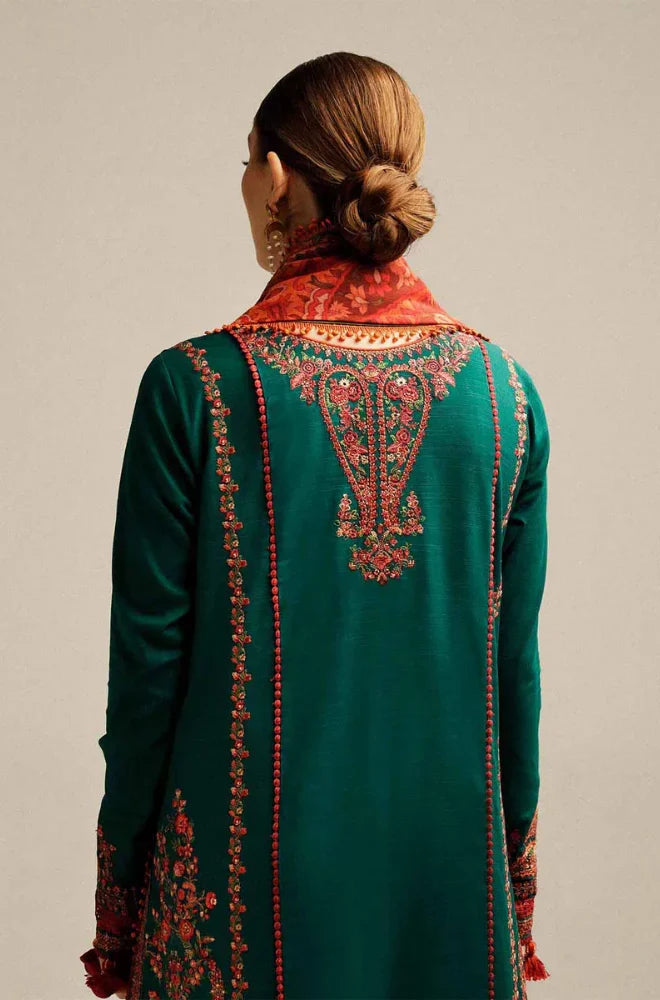 Hussain Rehar - 3 Piece Embroidered Lawn Suit