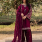 3PC DHANAK EMBROIDERED SHIRT WITH CHIFFON EMBROIDERED DUPATTA AND EMB TROUSER