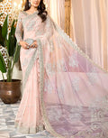Luxury Embroidered with Handwork NET Saree